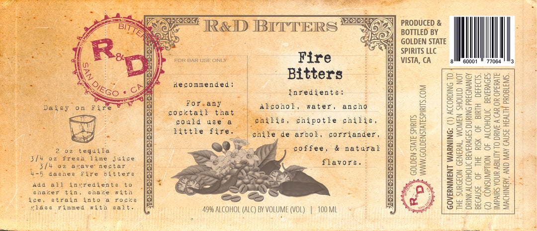 Fire Bitters by R&D Bitters Co